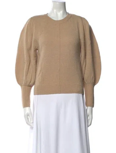 Pre-owned Ba&sh Wool Crew Neck Sweater In Brown