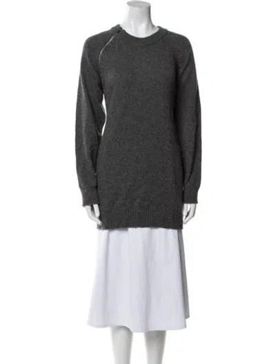 Pre-owned Ba&sh Wool Crew Neck Sweater In Gray