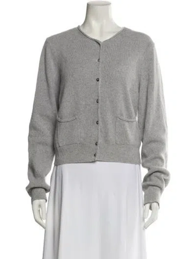 Pre-owned Ba&sh Wool Crew Neck Sweater In Gray