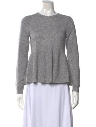 Pre-owned Ba&sh Wool Crew Neck Sweater In Gray