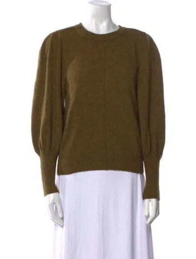Pre-owned Ba&sh Wool Crew Neck Sweater In Green