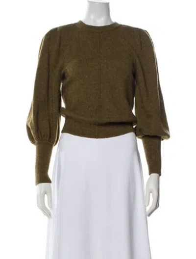 Pre-owned Ba&sh Wool Crew Neck Sweater In Green