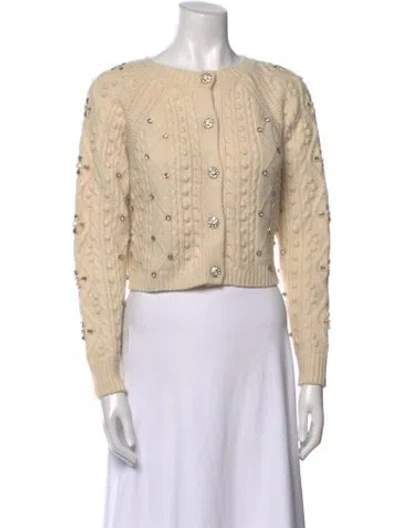 Pre-owned Ba&sh Wool Crew Neck Sweater In Neutral