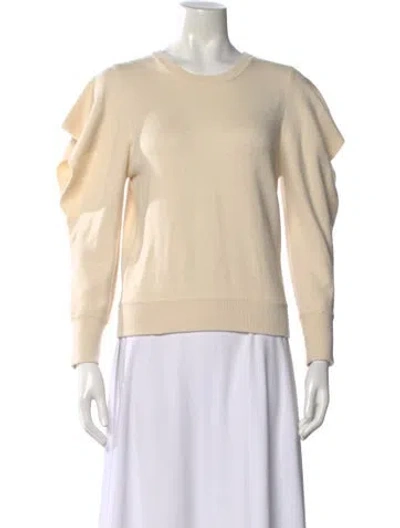 Pre-owned Ba&sh Wool Crew Neck Sweater In Neutral