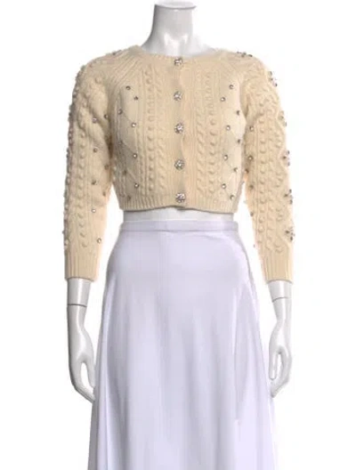 Pre-owned Ba&sh Wool Crew Neck Sweater In Neutrals
