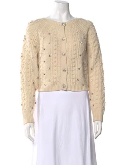 Pre-owned Ba&sh Wool Crew Neck Sweater In Neutrals