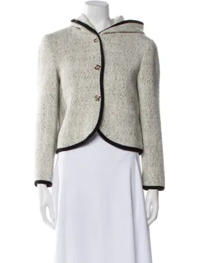 Pre-owned Ba&sh Wool Evening Jacket In Gray