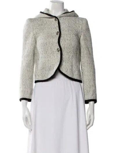 Pre-owned Ba&sh Wool Evening Jacket In Gray