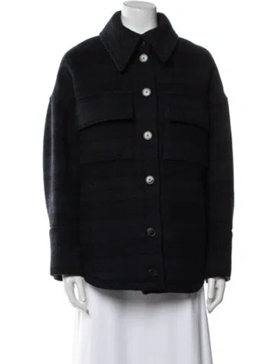 Pre-owned Ba&sh Wool Jacket In Black