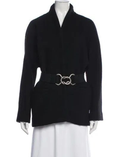 Pre-owned Ba&sh Wool Jacket In Black
