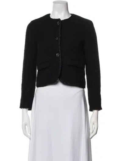 Pre-owned Ba&sh Wool Jacket In Black