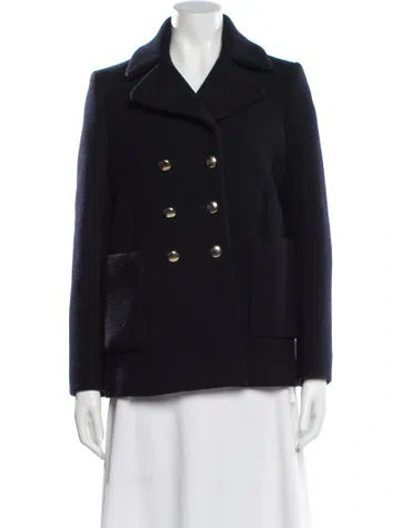 Pre-owned Ba&sh Wool Jacket In Blue