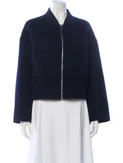 Pre-owned Ba&sh Wool Jacket In Blue