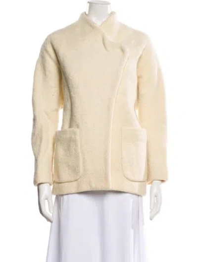Pre-owned Ba&sh Wool Jacket In Neutral