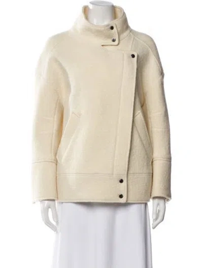 Pre-owned Ba&sh Wool Jacket In Neutral