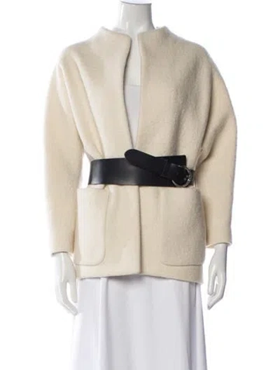Pre-owned Ba&sh Wool Jacket In Neutral
