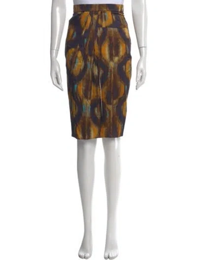 Pre-owned Ba&sh Wool Knee-length Skirt In Brown