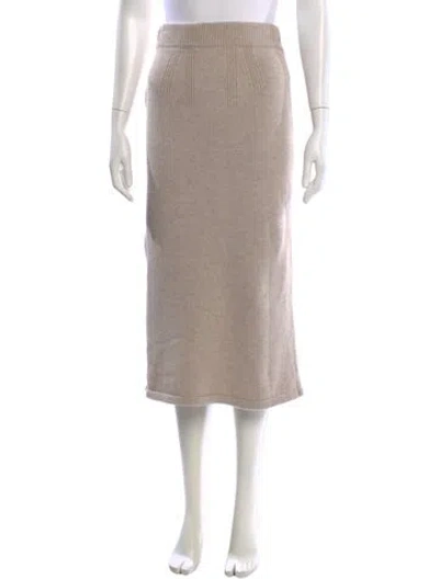 Pre-owned Ba&sh Wool Midi Length Skirt In Neutral
