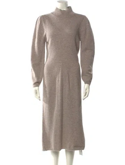Pre-owned Ba&sh Wool Mock Neck Sweater In Neutral
