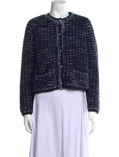 Pre-owned Ba&sh Wool Patterned Sweater In Black