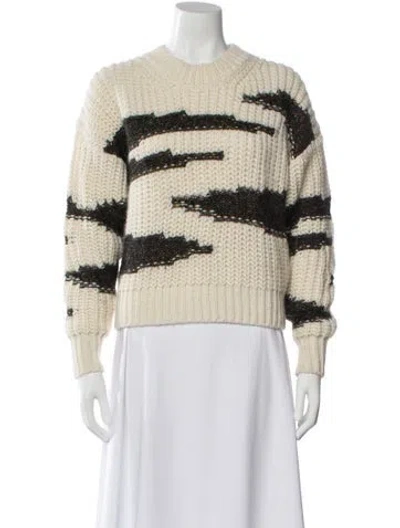 Pre-owned Ba&sh Wool Patterned Sweater In Multi