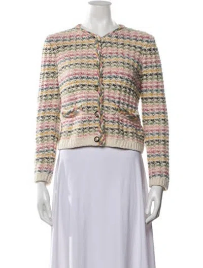 Pre-owned Ba&sh Wool Patterned Sweater In Multi