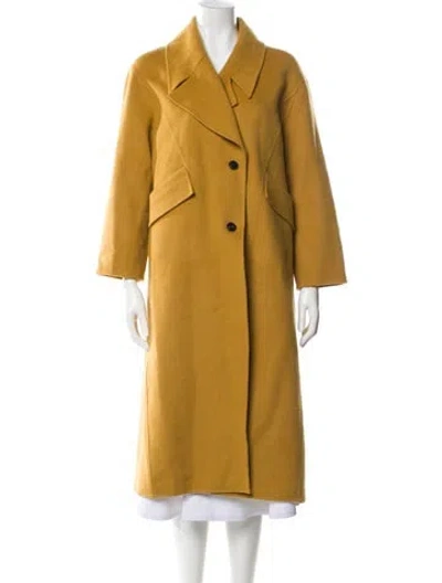 Pre-owned Ba&sh Wool Peacoat In Neutral