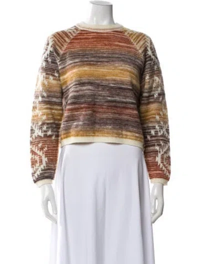 Pre-owned Ba&sh Wool Striped Sweater In Blue