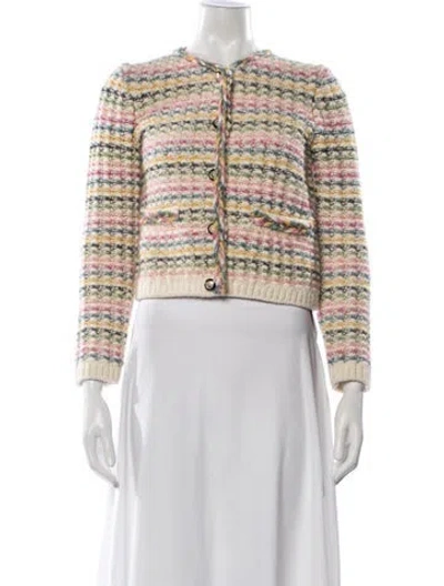 Pre-owned Ba&sh Wool Striped Sweater In Multicolor