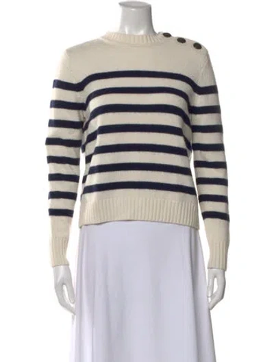 Pre-owned Ba&sh Wool Striped Sweater In Neutral