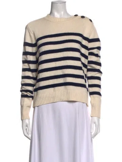 Pre-owned Ba&sh Wool Striped Sweater In Neutrals