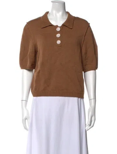 Pre-owned Ba&sh Wool Sweater In Brown