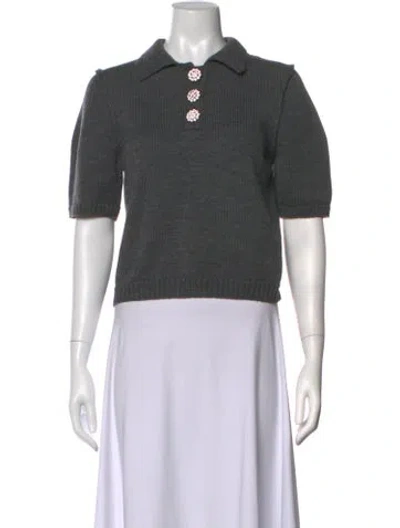 Pre-owned Ba&sh Wool Sweater In Grey