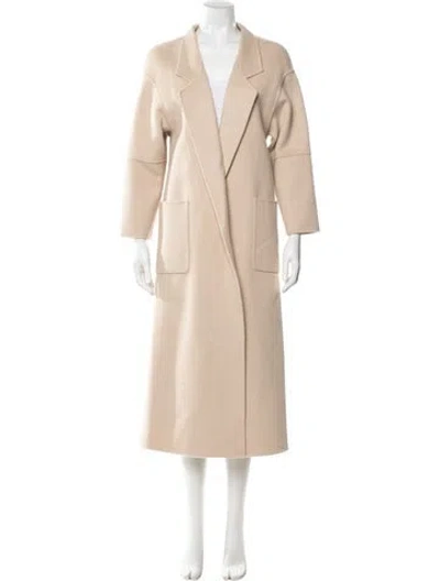 Pre-owned Ba&sh Wool Trench Coat In Neutral