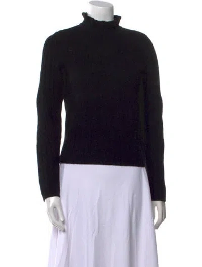 Pre-owned Ba&sh Wool Turtleneck Sweater In Black