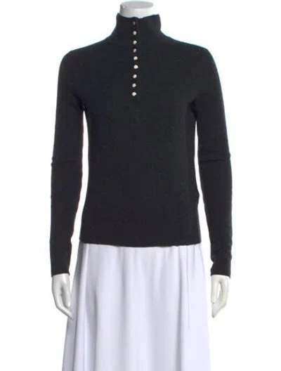 Pre-owned Ba&sh Wool Turtleneck Sweater In Blue