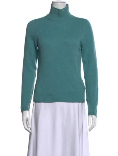 Pre-owned Ba&sh Wool Turtleneck Sweater In Blue