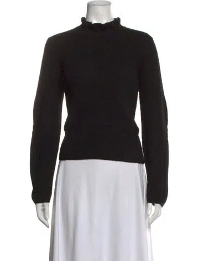 Pre-owned Ba&sh Wool Turtleneck Sweater In Blue
