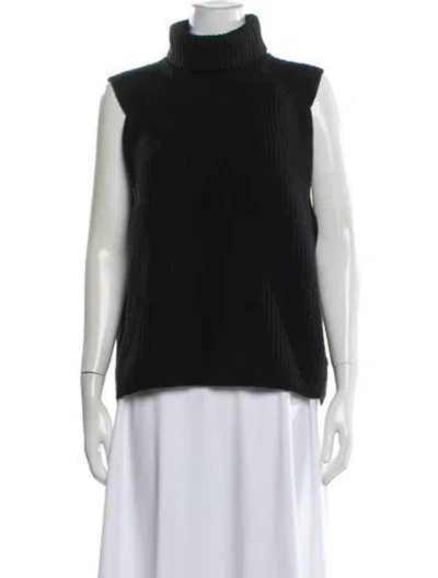 Pre-owned Ba&sh Wool Turtleneck Sweater In Gray