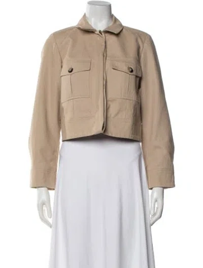 Pre-owned Ba&sh Wool Utility Jacket In Neutrals