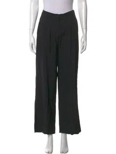 Pre-owned Ba&sh Wool Wide Leg Pants In Gray