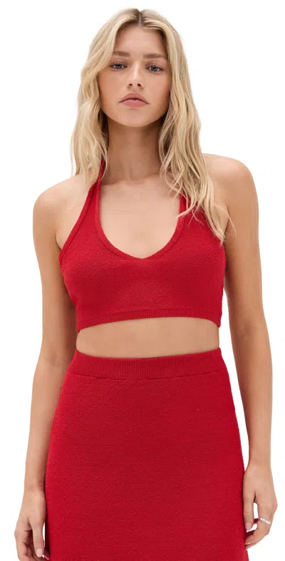 Ba&sh X Suzie Kondi Top Koan Rouge