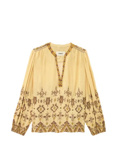 Ba&sh Zato Blouse In Animal Print