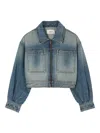 Ba&sh Zip-front Patch-pocket Jacket In Gold