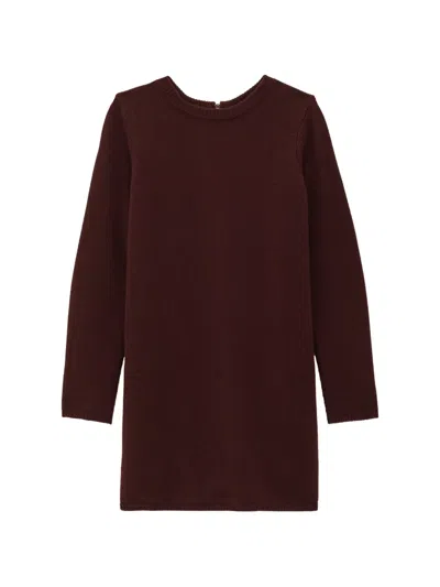 Ba&sh Zip-back Knitted Mini Dress In Red