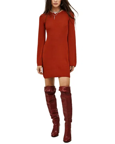 Ba&sh Zulma Dress In Burgundy