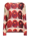 B.a. Printed Artworks B. A. Printed Artworks Woman Sweater Beige Size L Cashmere, Silk, Merino Wool In Beige