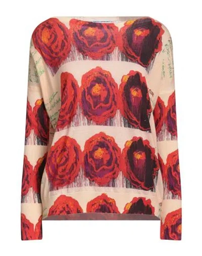 B.a. Printed Artworks B. A. Printed Artworks Woman Sweater Beige Size L Cashmere, Silk, Merino Wool