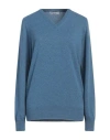B.a. Printed Artworks B. A. Printed Artworks Woman Sweater Pastel Blue Size L Cashmere In Blue