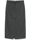 Ba&sh Ba & Sh Abiss Midi Skirt In Grey